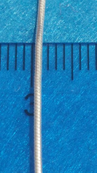 Cadena de 60cm de Plata de Ley