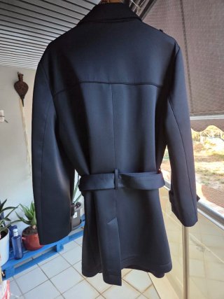Gabardina corta Zara Negra