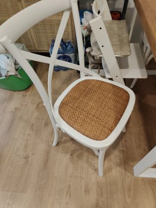 Conjunto mesa y 4 sillas madera