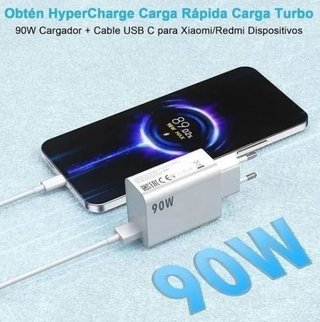 Cargador 90W Hyper Carga Rápida