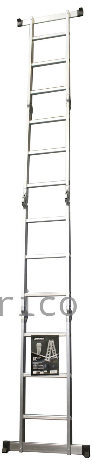 Escalera Multisusos Aluminio Profesional 4x3 Peldaños - 10085