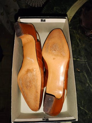 Lote 5 pares zapatos señora T/40
