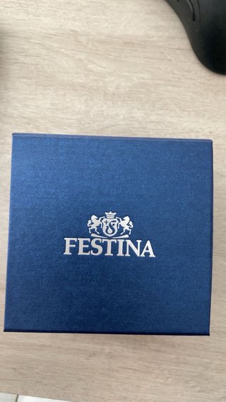 Reloj Festina Cronógrafo Azul y Plateado
