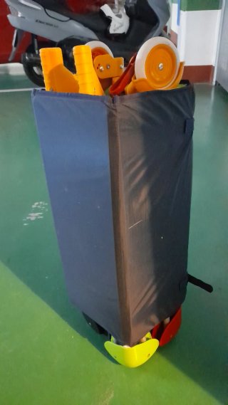 Cuna de viaje plegable