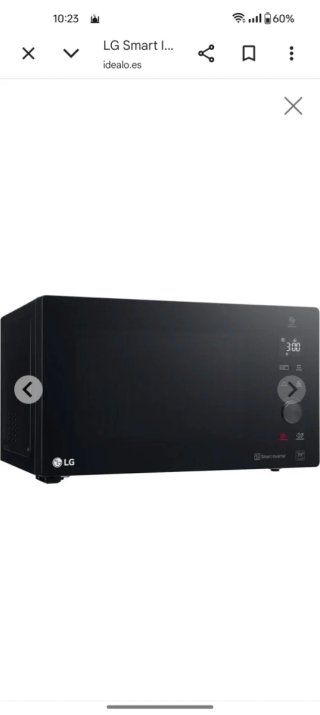 Microondas LG Smart Inverter MH7265DPS