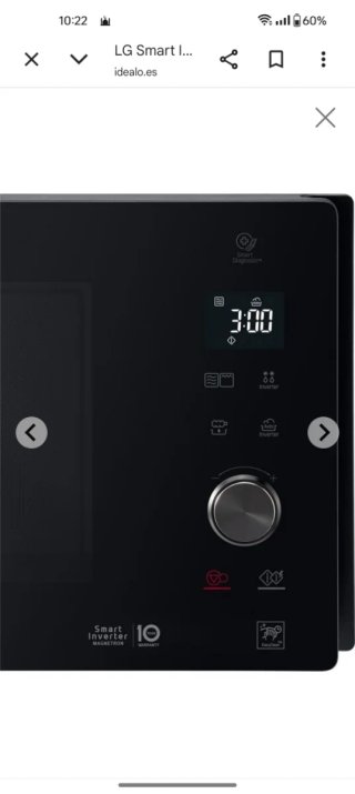 Microondas LG Smart Inverter MH7265DPS
