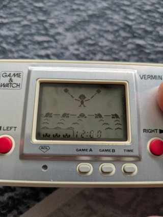Hago Envio.Game&Watch Vermin completa Nintendo