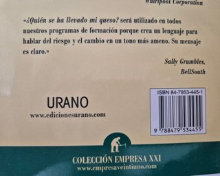 ¿Quién se ha llevado mi queso? una manera sorpr...