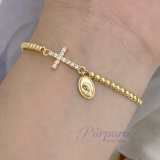 Conjunto Joyas: Collar, Pulsera y Aretes