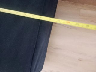 Puf reposapiés IKEA GRÖNLID negro