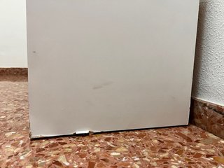 Mueble TV blanco y madera