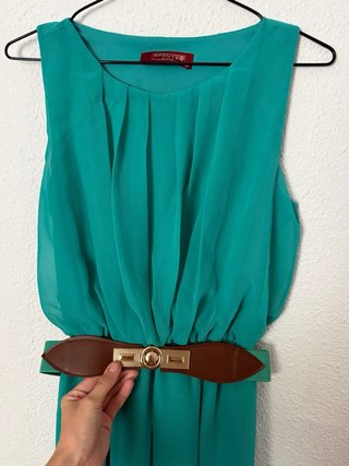 Vestido largo M fiesta coctel women dress
