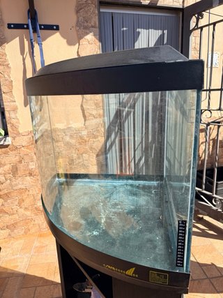 Pecera/Terrario Esquinero + Mueble y Accesorios!