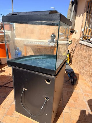 Pecera/Terrario Esquinero + Mueble y Accesorios!