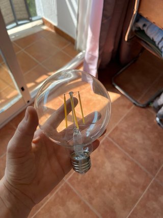 Lote 4 Bombillas LED Vintage E27 8W 3000K