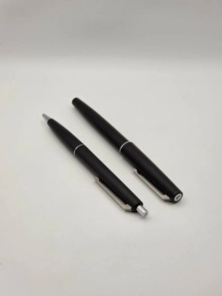 Set Lamy Profil 14k Preto (Caneta + Esferográfica)