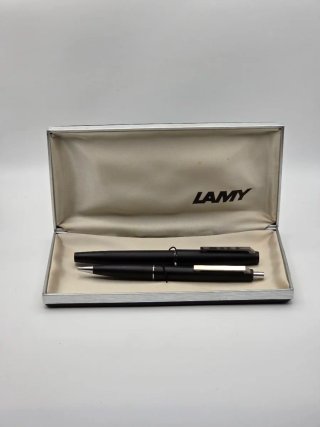 Set Lamy Profil 14k Preto (Caneta + Esferográfica)