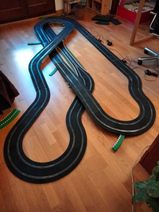 Scalextric C4 GT con caja y extras