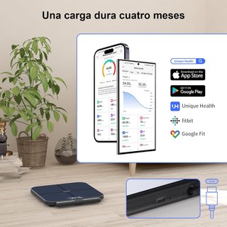 Salute balanza conectada medición corporal precisa