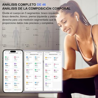 Salute balanza conectada medición corporal precisa