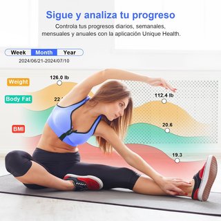 Salute balanza conectada medición corporal precisa