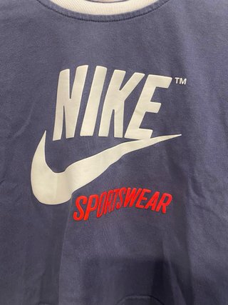 Camiseta manga corta Nike Crop Azul