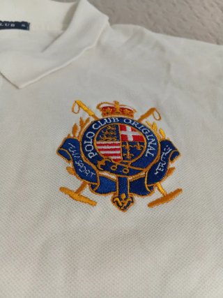 Polo Club Blanco Vintage Talla XL