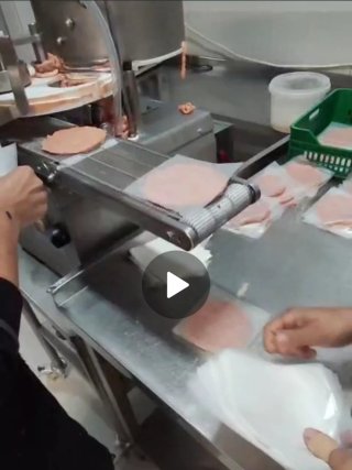 Máquina  de Hamburguesas marca GASER SUPER MAXI
