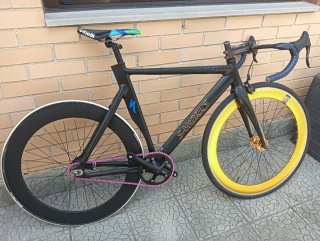 Bicicleta Fixie cuadro derail