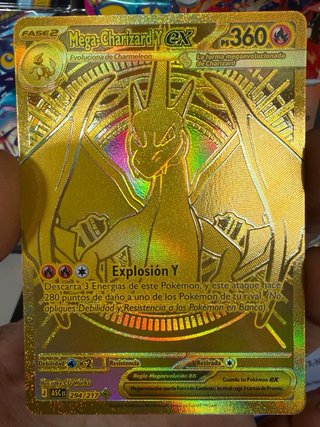 Mega Charizard Y EX Carta Pokémon Español