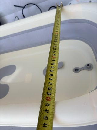 Bañera bebé plegable con termómetro