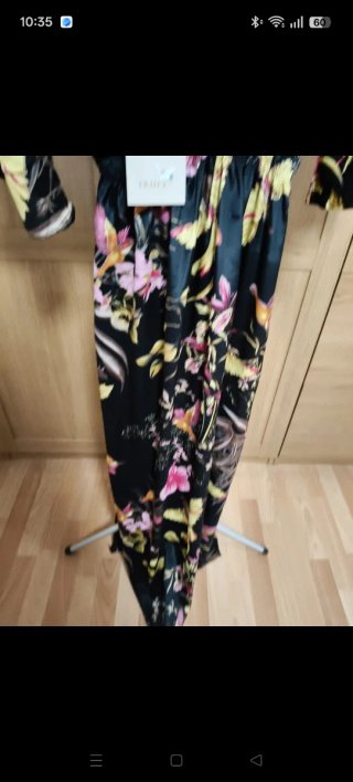 Vestido kimono estampado floral talla XL