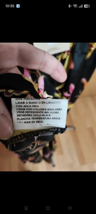 Vestido kimono estampado floral talla XL