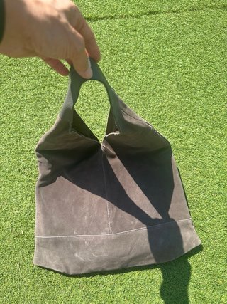 Bolso Shopping ZING Gris Cuero