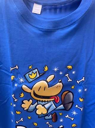 Camiseta Policán azul niño talla 7-8 años