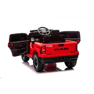 Coche eléctrico de bombero infantil RAM 1500 12v