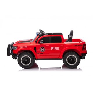 Coche eléctrico de bombero infantil RAM 1500 12v