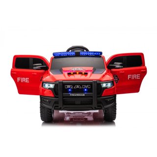 Coche eléctrico de bombero infantil RAM 1500 12v