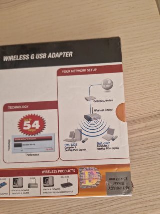 Adaptador WiFi D-Link DWL-G122 USB