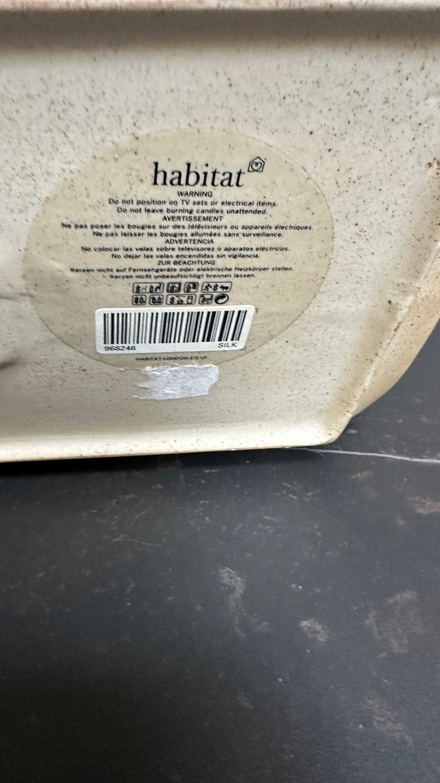 Plato Hábitat y caja Hábitat