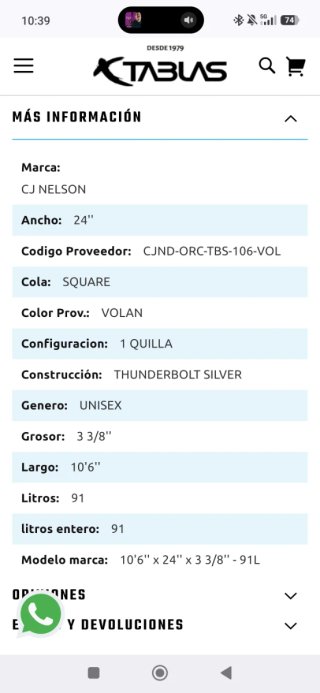Tabla Surf CJ Nelson Longboard