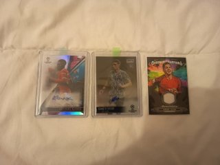 Lote 3 cromos fútbol: Elanga, Taylor, Silva.