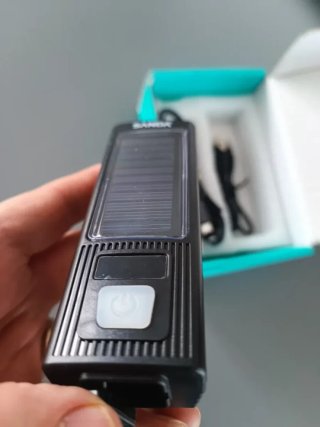 LUZ BICI LEDS CON PLACA SOLAR Y TIMBRE A  ESTRENAR