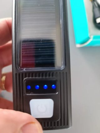 LUZ BICI LEDS CON PLACA SOLAR Y TIMBRE A  ESTRENAR