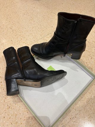 Botines negros vestir mujer