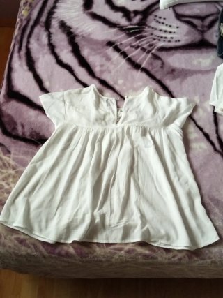 Blusa blanca mujer
