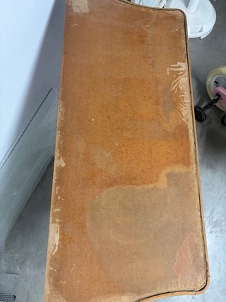 Consola/escritorio madera 2 cajones para restaurar