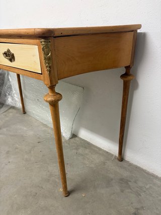 Consola/escritorio madera 2 cajones para restaurar