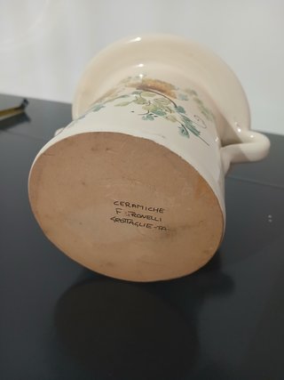Vaso Ceramica Grottaglie Patronelli Vintage
