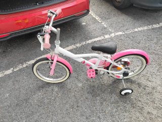 Bicicleta infantil rosa 6 años
